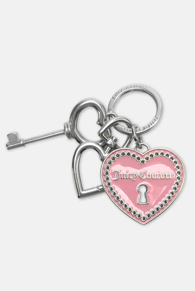 Portachiavi con cuore Rosa