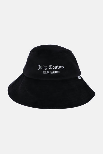 Cappello da pescatore Claudine Nero in velluto