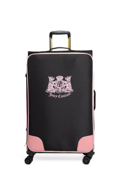 Trolley Grande Juicy Couture con logo stemma frontale colore Nero