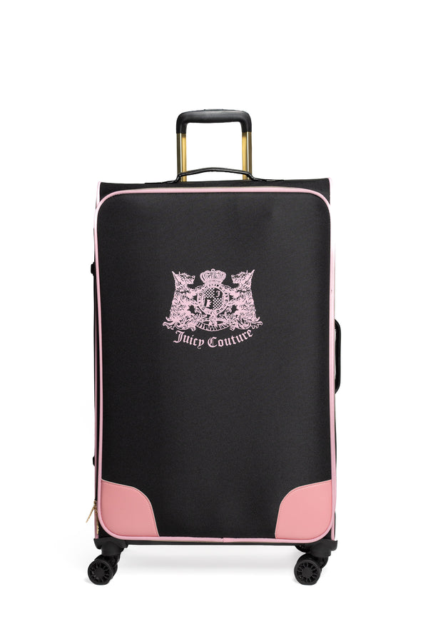 Trolley Grande Juicy Couture con logo stemma frontale colore Nero