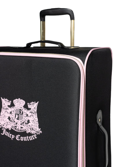 Trolley Grande Juicy Couture con logo stemma frontale colore Nero