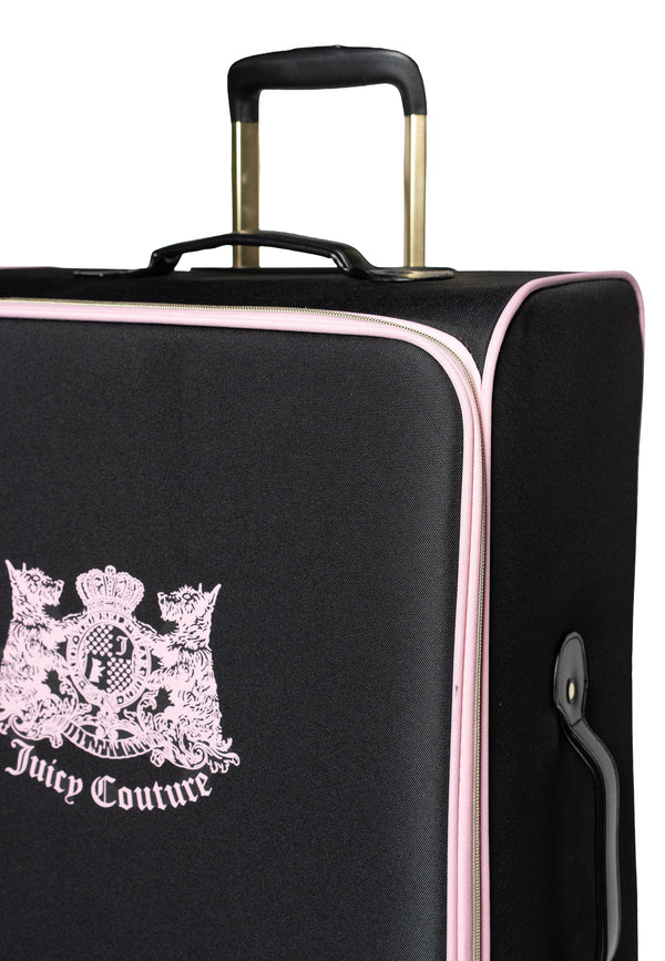Trolley Grande Juicy Couture con logo stemma frontale colore Nero