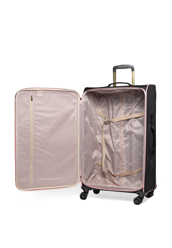 Trolley Grande Juicy Couture con logo stemma frontale colore Nero