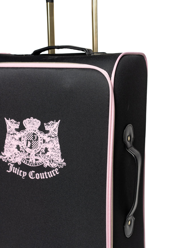 Trolley Grande Juicy Couture con logo stemma frontale colore Nero