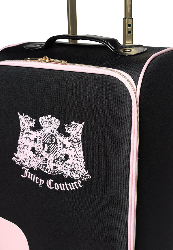 Trolley Grande Juicy Couture con logo stemma frontale colore Nero