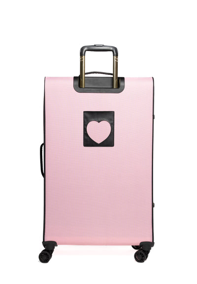 Trolley Grande Juicy Couture con logo stemma frontale colore Rosa