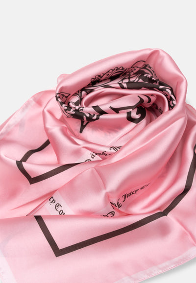Foulard Dog Crest Rosa 90x90