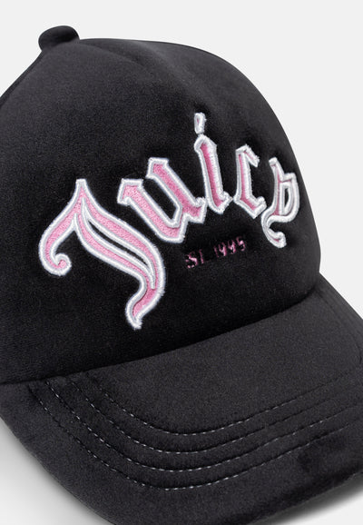 Cappellino Trucker Nero e Bianco Logo Juicy