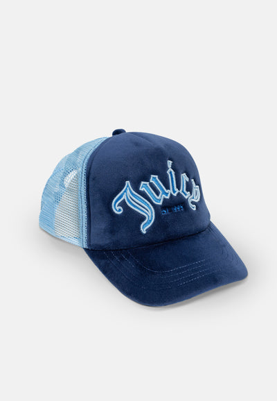 Cappellino Trucker Blu Logo Juicy