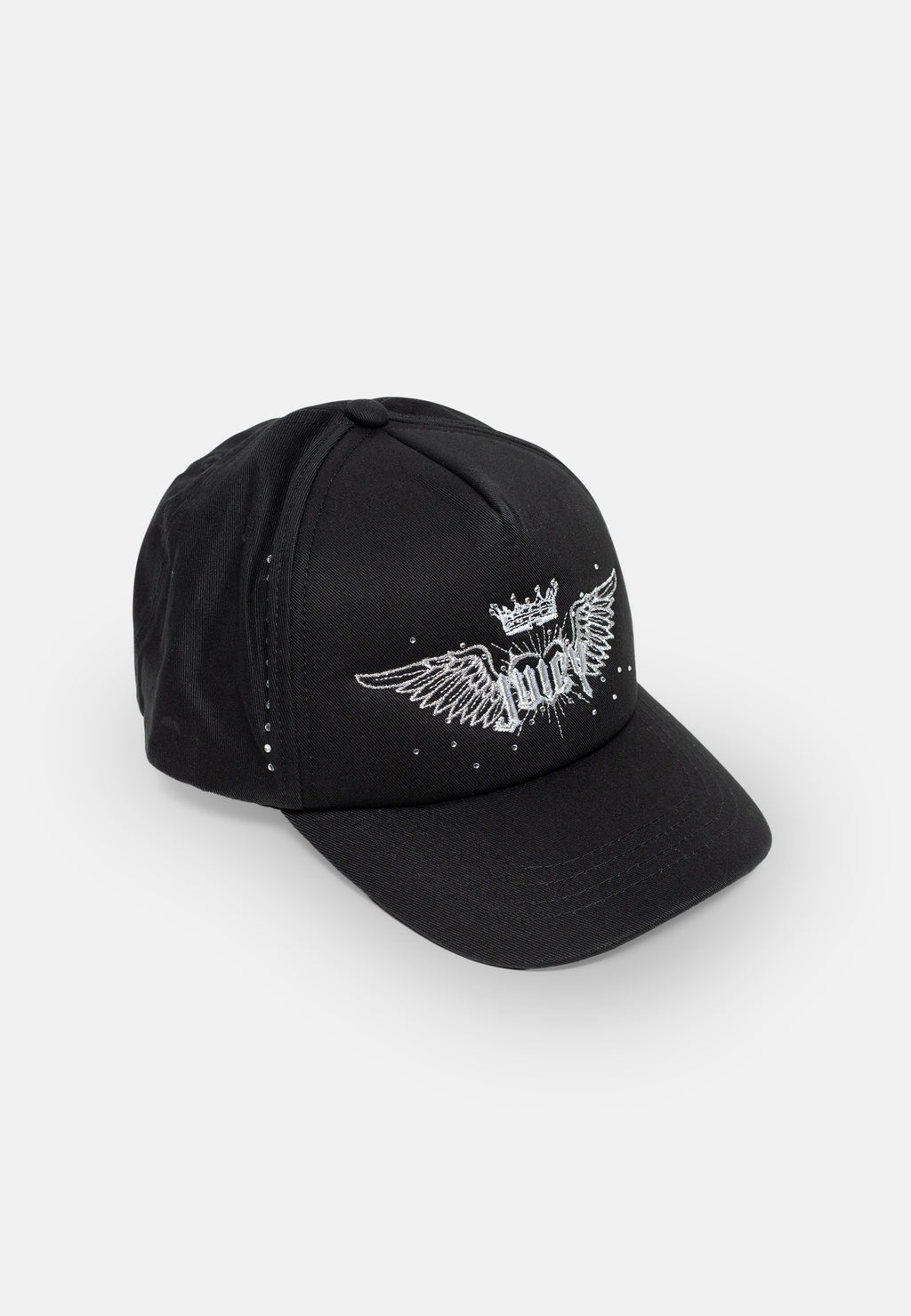 Cappellino Baseball Zazu con Strass Nero