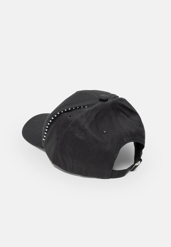 Cappellino Baseball Zazu con Strass Nero