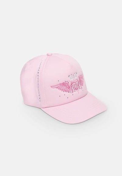 Cappellino Baseball Zazu con Strass Rosa Begonia