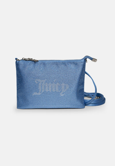 Mini tracolla Mia Blu regata con strass