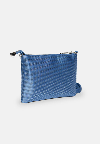 Mini tracolla Mia Blu regata con strass