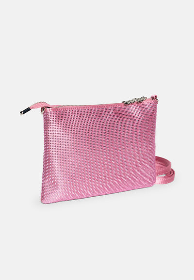 Mini tracolla Mia Rosa Juicy con strass