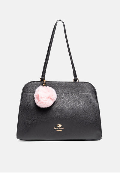 Borsa Maggie Grande in Ecopelle con Doppio Manico – Nero