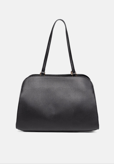 Borsa Maggie Grande in Ecopelle con Doppio Manico – Nero