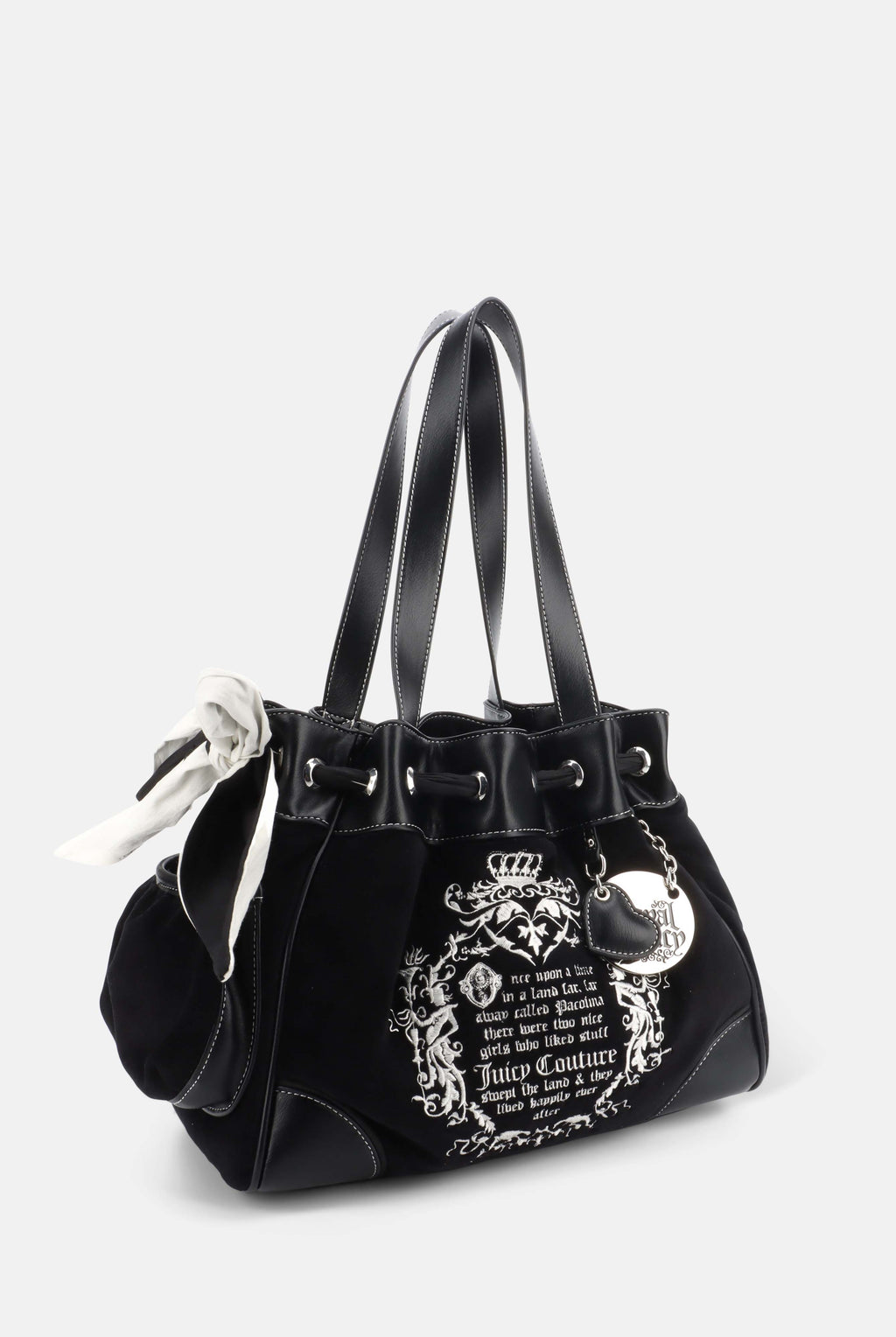 Borsa a mano DayDreamer Fairytale Nero in velour
