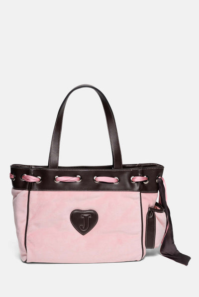 Borsa a mano DayDreamer Fairytale Rosa Juicy in velour