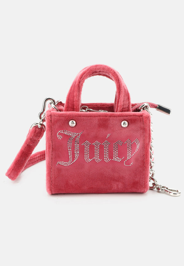 Charm Iris Micro Shopper – Rosso Lampone