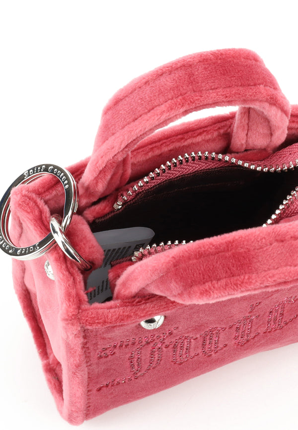 Charm Iris Micro Shopper – Rosso Lampone