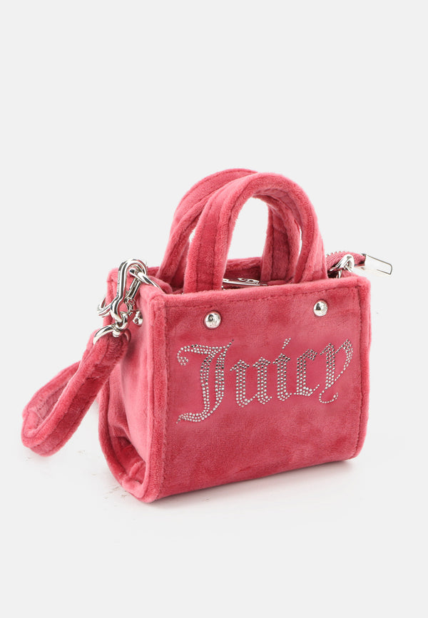 Charm Iris Micro Shopper – Rosso Lampone