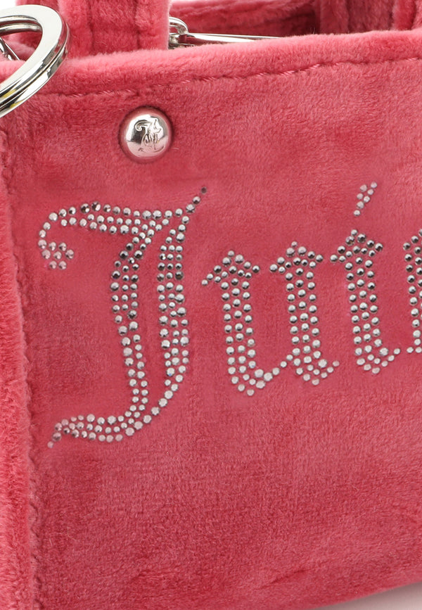 Charm Iris Micro Shopper – Rosso Lampone