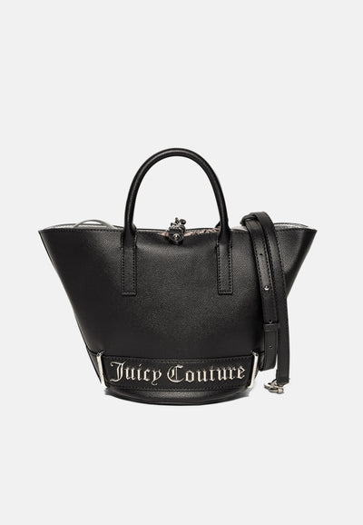Borsa a secchiello Jasmine Nera con logo