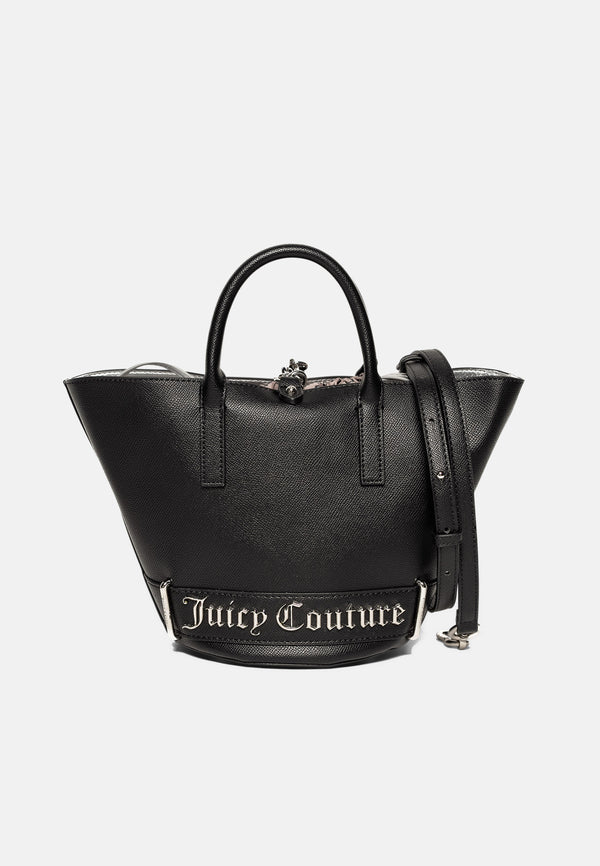 Borsa a secchiello Jasmine Nera con logo