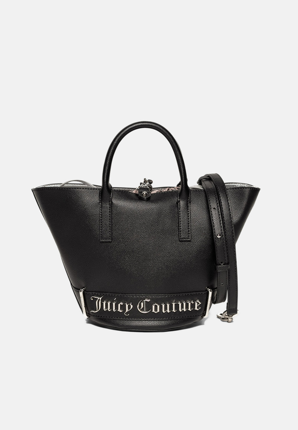 Borsa a secchiello Jasmine Nera con logo