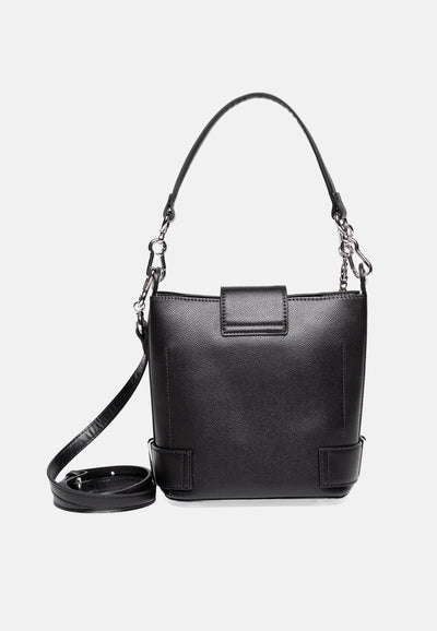 Borsa a Secchiello Jasmine in Ecopelle – Nero