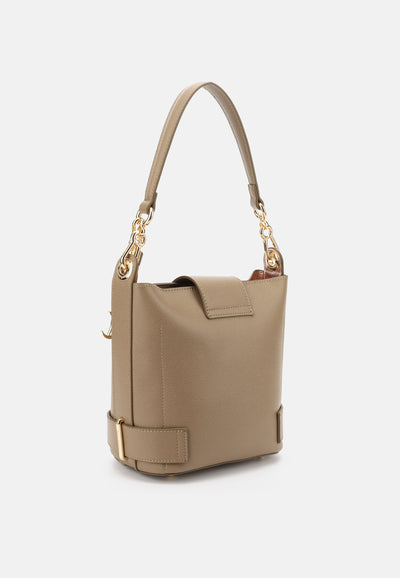 Borsa a Secchiello Jasmine in Ecopelle – Tortora