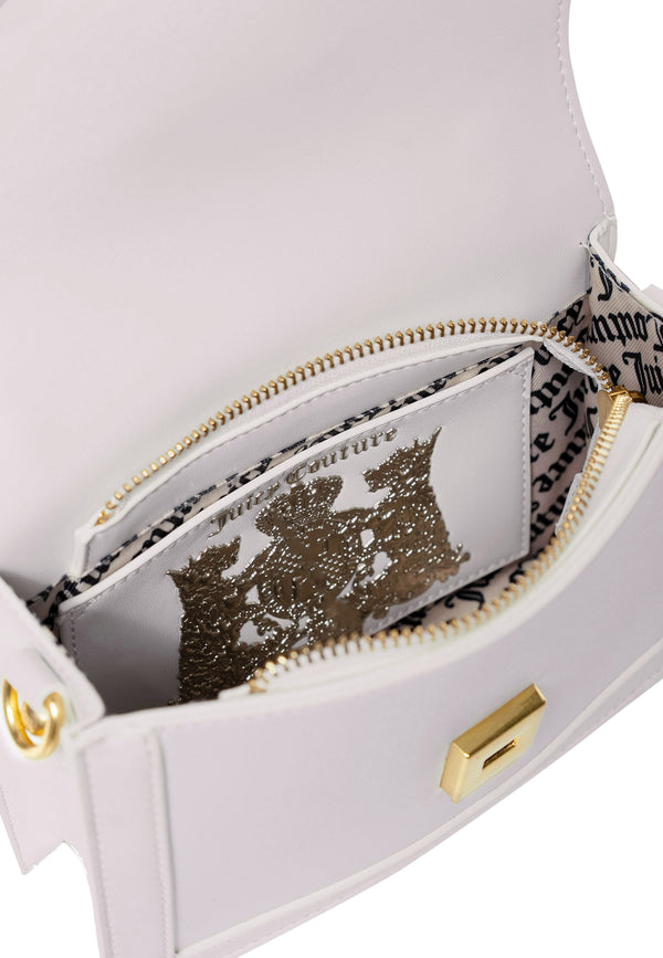 Borsa a Tracolla Lily in Ecopelle – Panna