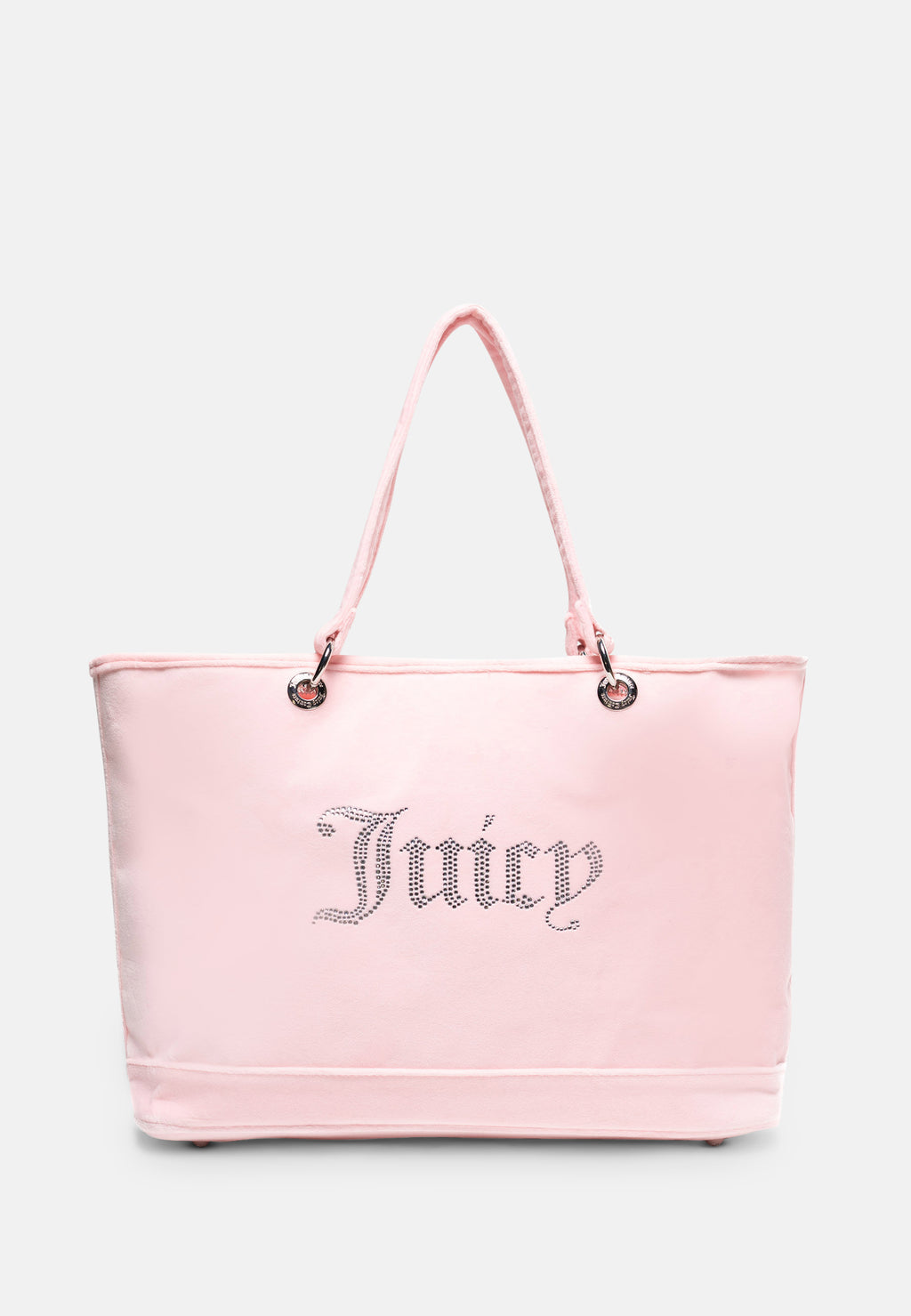 Borsa a mano grande Kimberly Rosa Juicy in velour