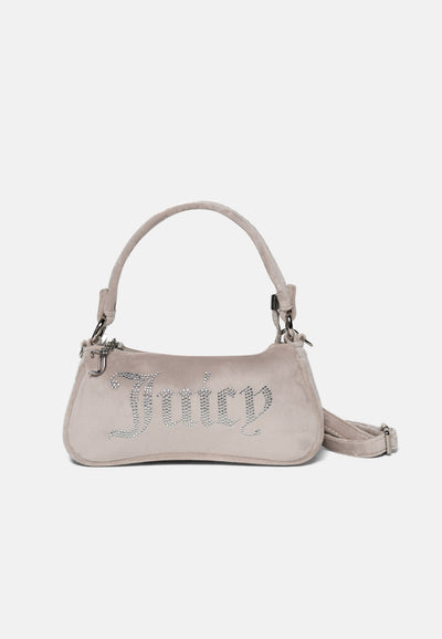 Borsa a spalla Kimberly Tortora in velluto