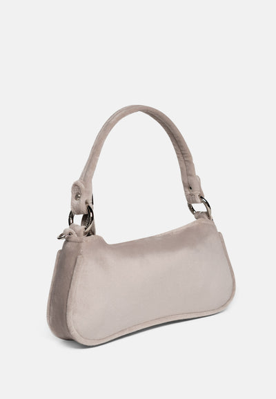 Borsa a spalla Kimberly Tortora in velluto