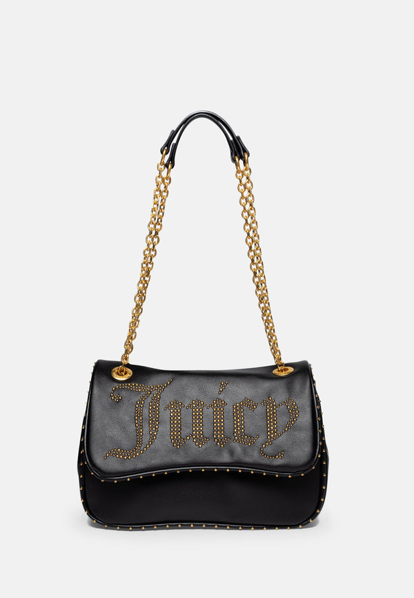 Borsa a spalla Kimberly Nera con catena