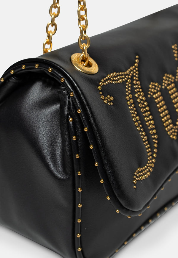 Borsa a spalla Kimberly Nera con catena