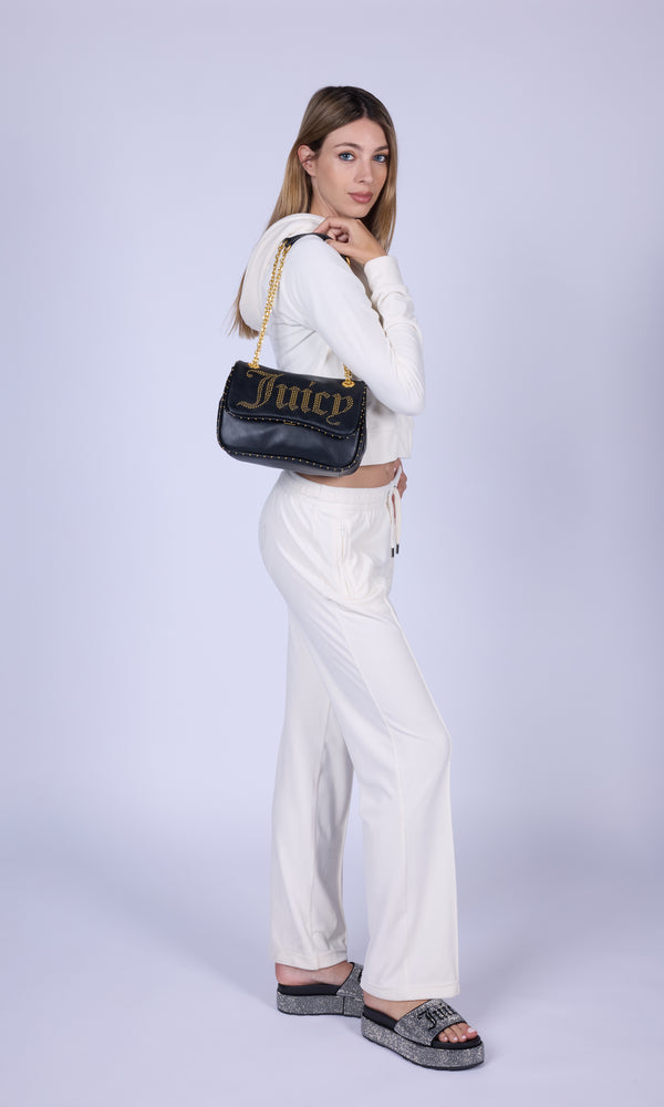 Borsa a spalla Kimberly Nera con catena
