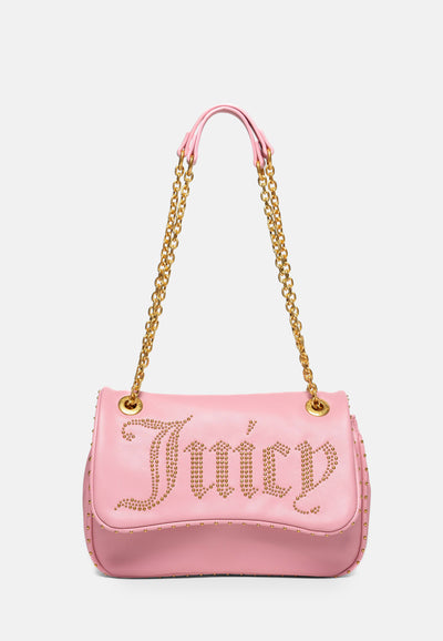 Borsa a spalla Kimberly Rosa Juicy con catena