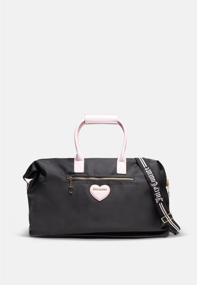 Borsa da viaggio Nero con elementi Rosa