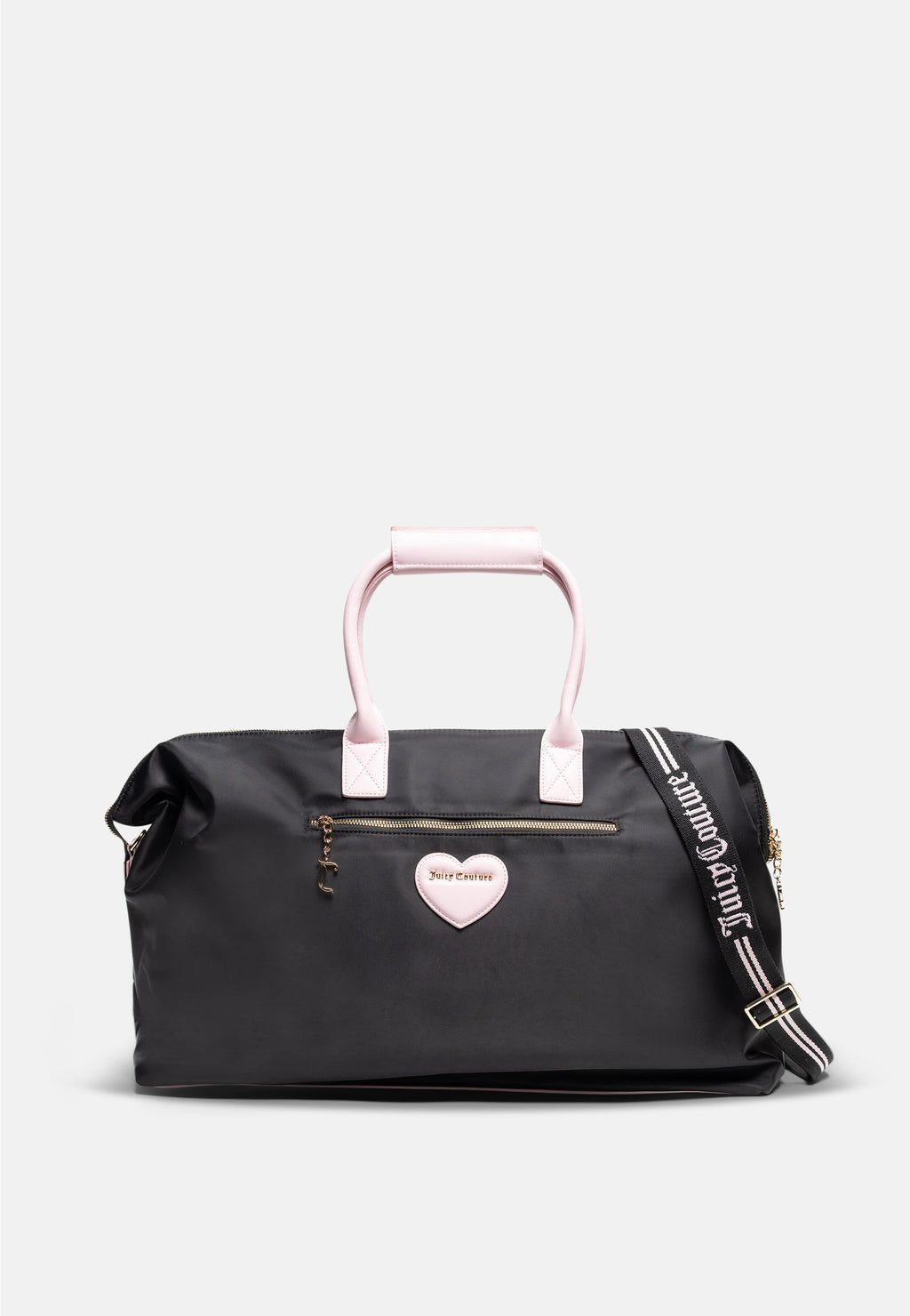Borsa da viaggio Nero con elementi Rosa