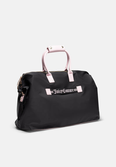 Borsa da viaggio Nero con elementi Rosa