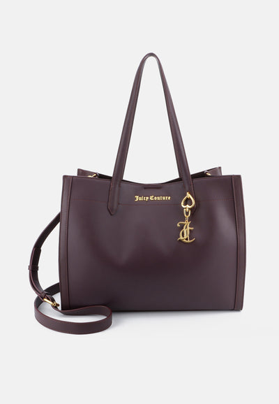 Borsa Shopper Grande Lily in Ecopelle – Bordeaux