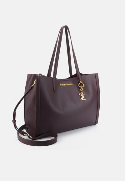 Borsa Shopper Grande Lily in Ecopelle – Bordeaux