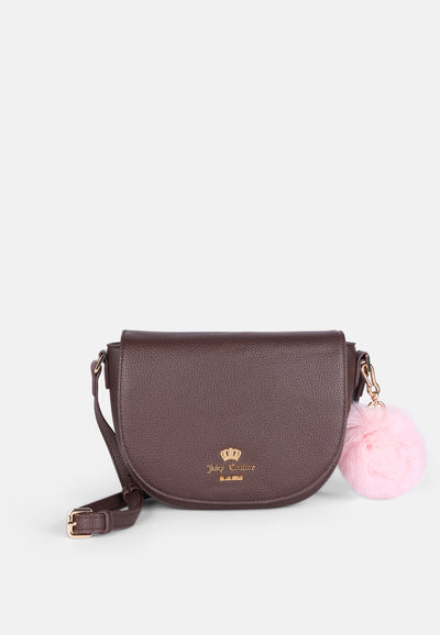 Tracolla Maggie in ecopelle color marrone