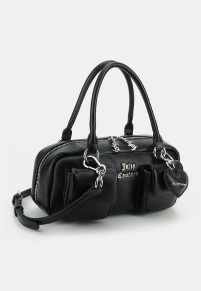 Borsa Bowling Ashley in Ecopelle – Nero