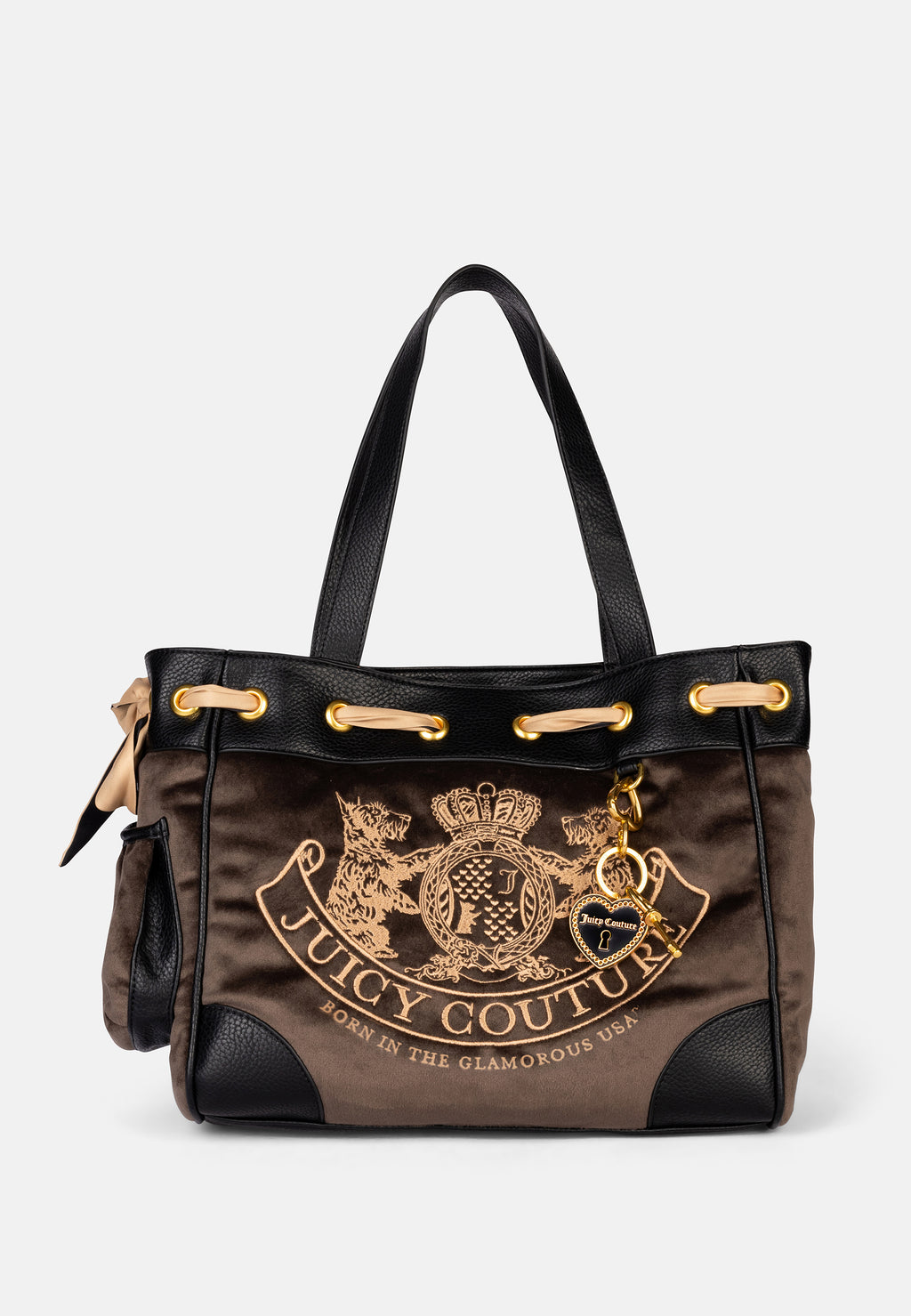 Borsa a mano DayDreamer Cioccolato in velluto