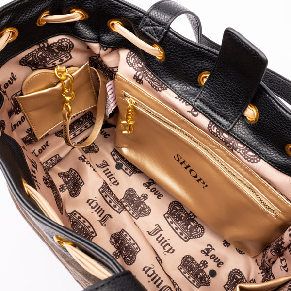 Borsa a mano DayDreamer Cioccolato in velluto