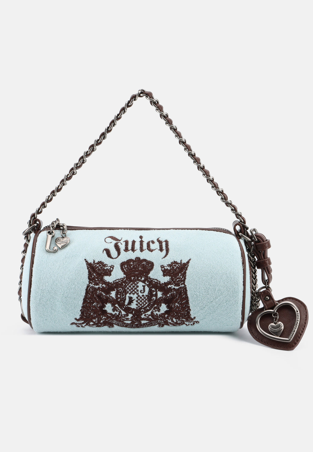 Borsa Bauletto Daydreamer in Velluto – Celeste